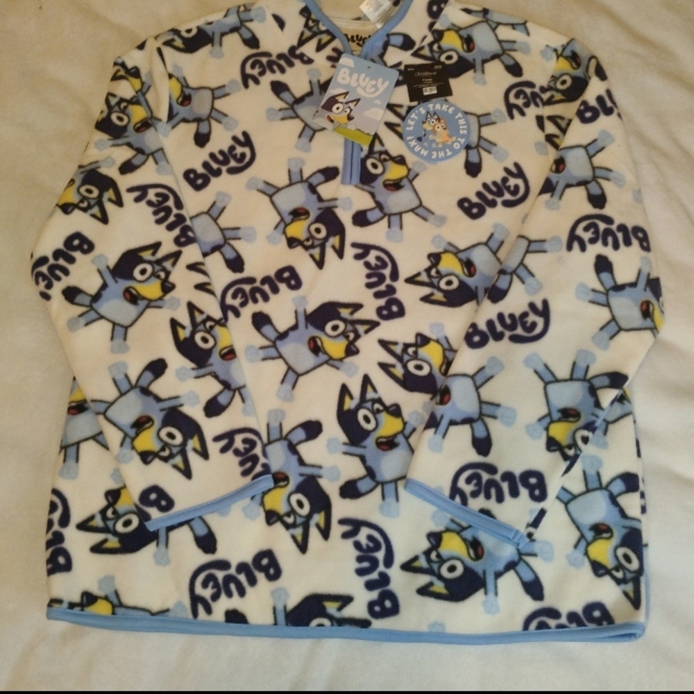 Bluey Women's Jacket - Blue and White